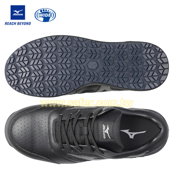 MIZUNO 美津濃安全鞋 LSⅡ系列 沉穩黑(3E寬楦)(F1GA213409) (2)