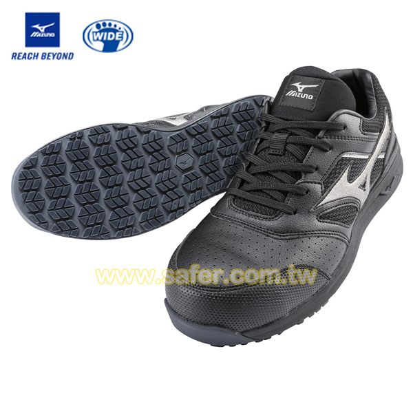 MIZUNO 美津濃安全鞋 LSⅡ系列 沉穩黑(3E寬楦)(F1GA213409) (4)