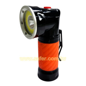 LED旋轉燈頭手電筒 T6_1