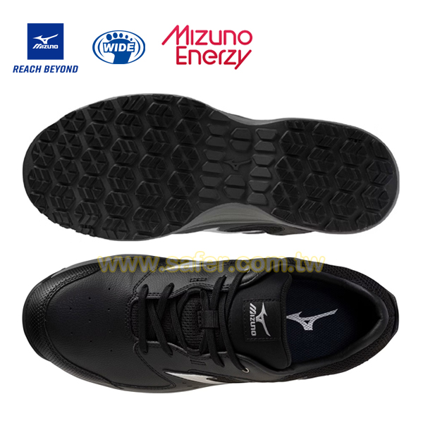 MIZUNO 美津濃安全鞋 LSⅢ系列 耀岩黑(3E寬楦)(F1GA266109)_02
