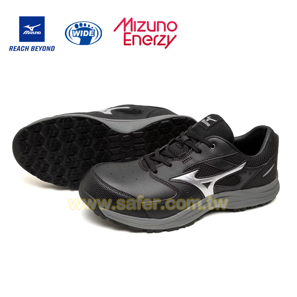 MIZUNO 美津濃安全鞋 LSⅢ系列 耀岩黑(3E寬楦)(F1GA266109)_04
